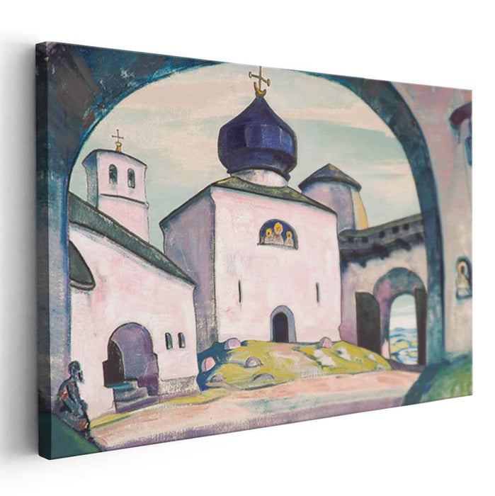 Old Pskov (1922) by Nicholas Roerich