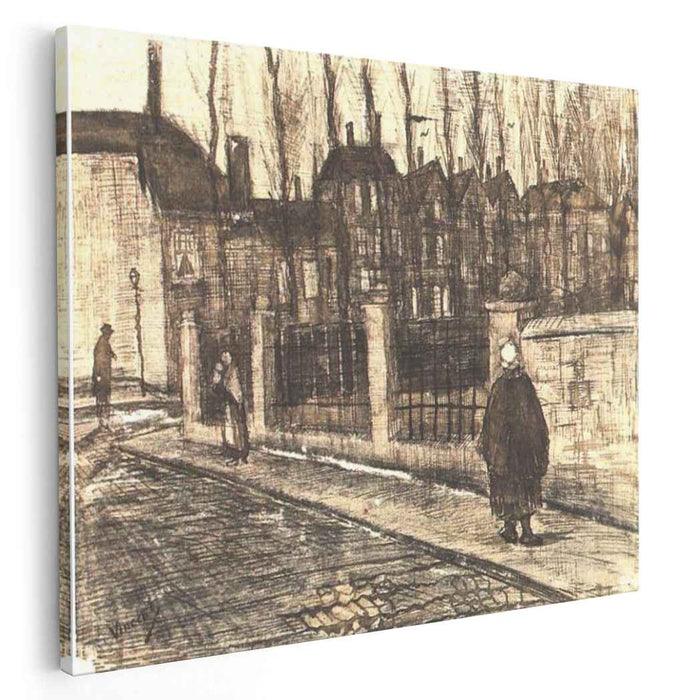 Old Street The Paddemoes (1882) by Vincent van Gogh