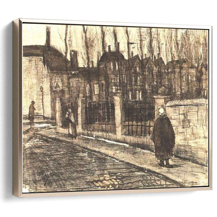 Old Street The Paddemoes (1882) by Vincent van Gogh