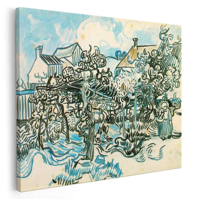 Old Vineyard with Peasant Woman (1890) by Vincent van Gogh