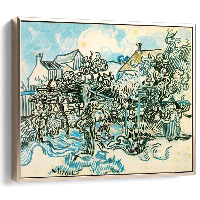 Old Vineyard with Peasant Woman (1890) by Vincent van Gogh