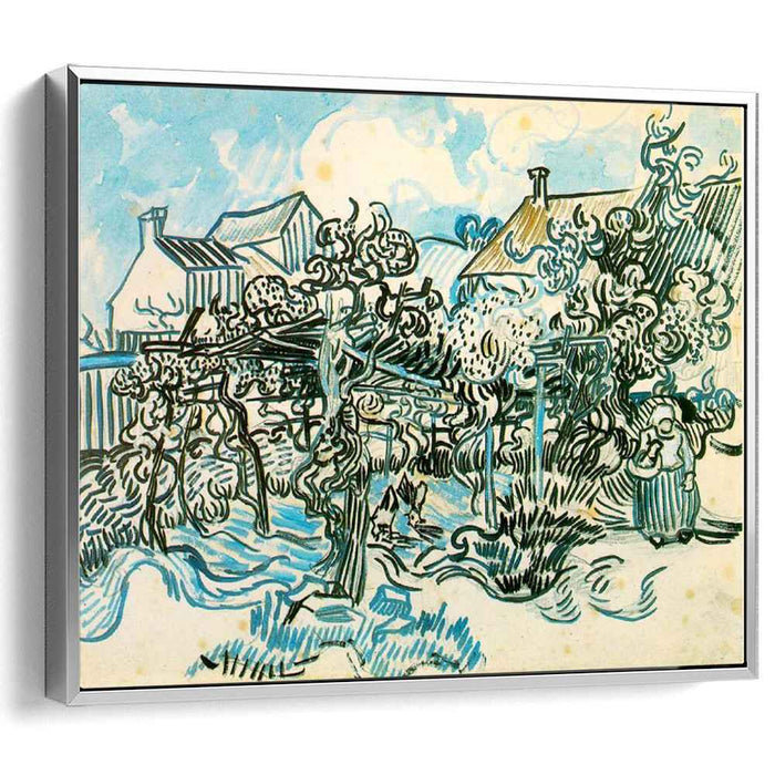 Old Vineyard with Peasant Woman (1890) by Vincent van Gogh