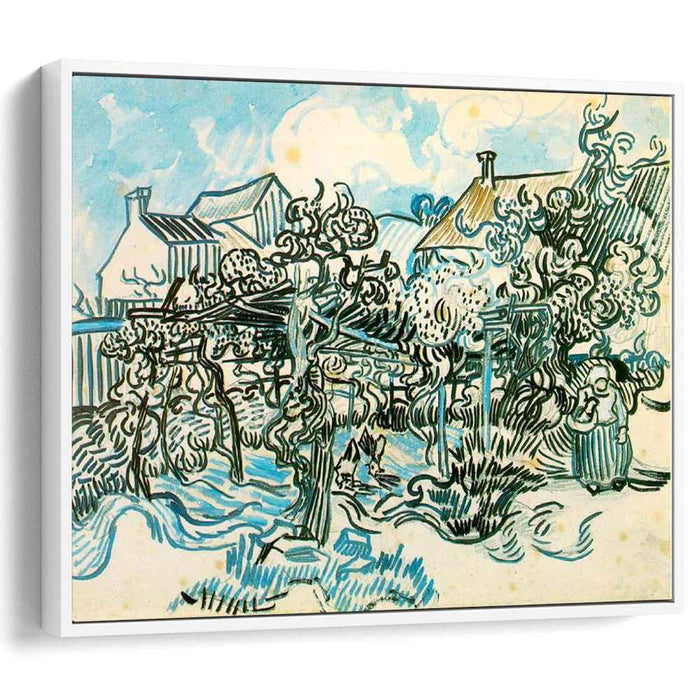 Old Vineyard with Peasant Woman (1890) by Vincent van Gogh