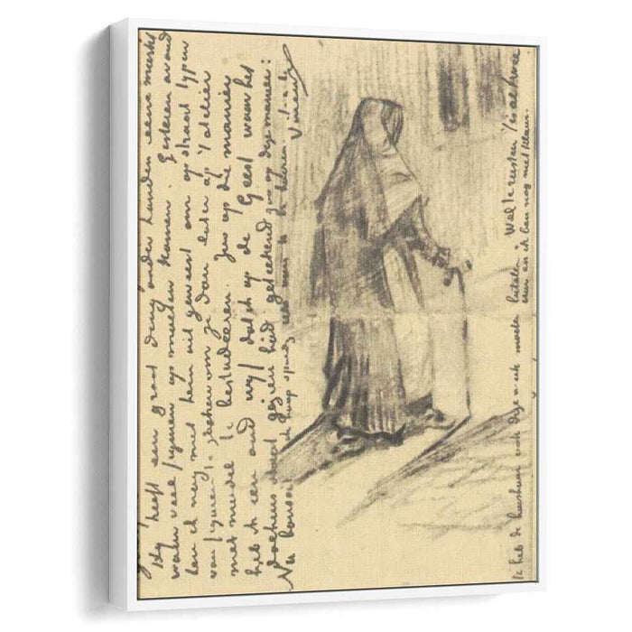 Old Woman Seen from Behind (1882) by Vincent van Gogh