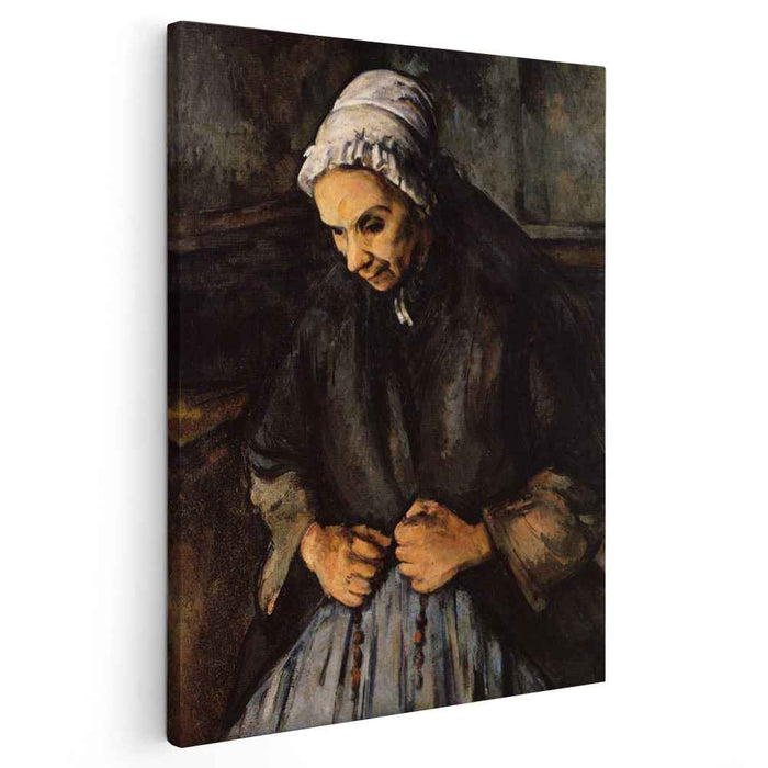 Old Woman with a Rosary (1896) by Paul Cezanne