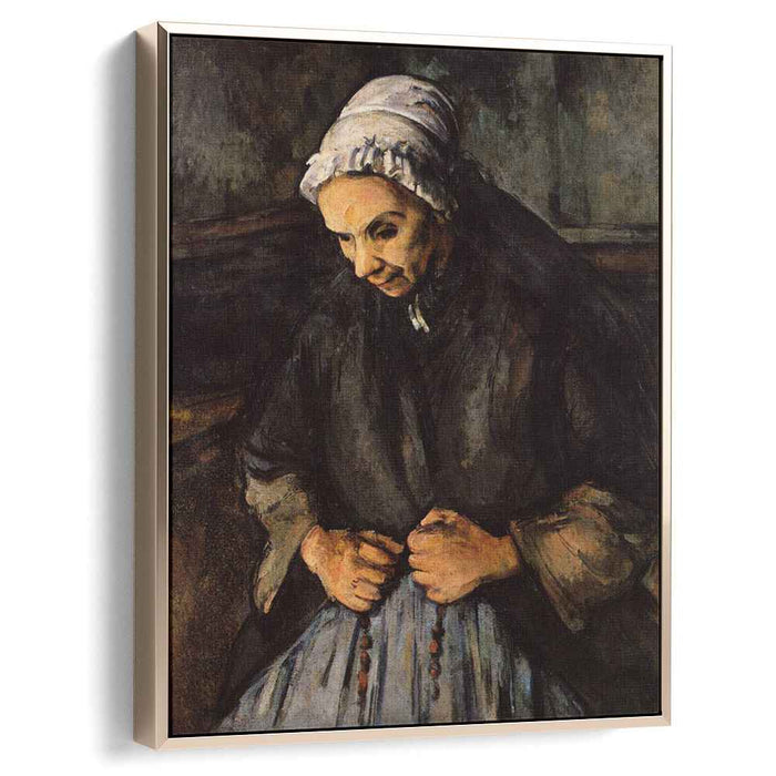 Old Woman with a Rosary (1896) by Paul Cezanne