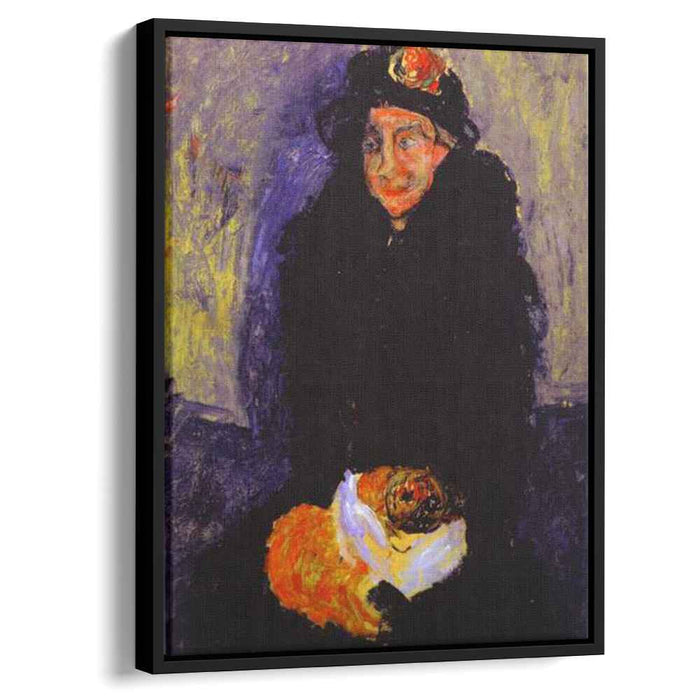 Old Woman with Dog (1919) by Chaim Soutine