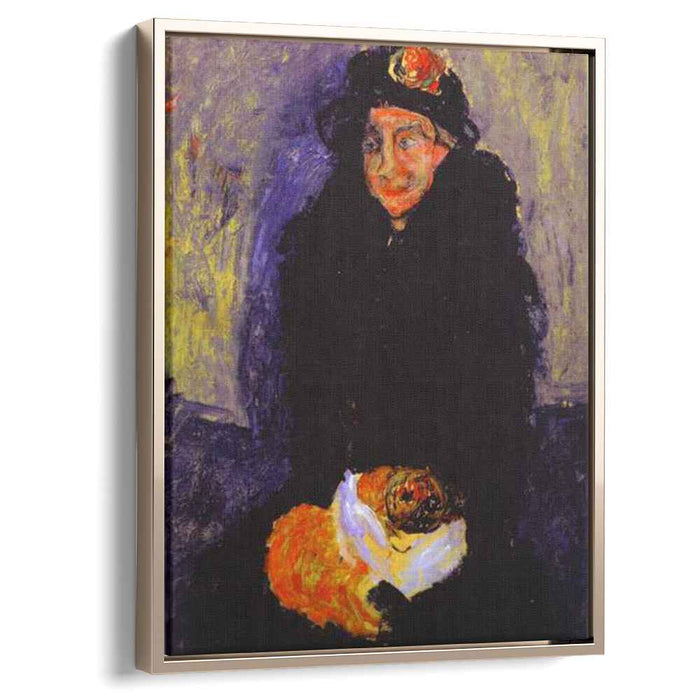 Old Woman with Dog (1919) by Chaim Soutine