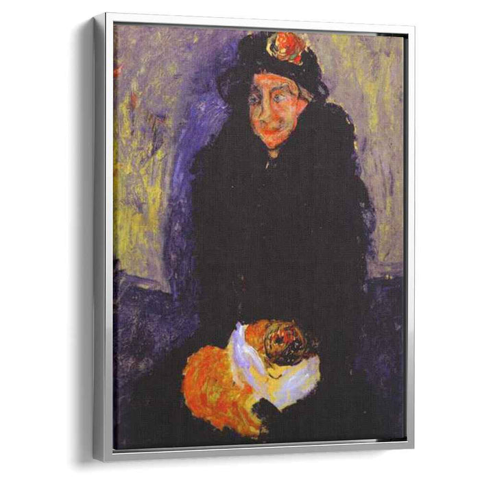 Old Woman with Dog (1919) by Chaim Soutine