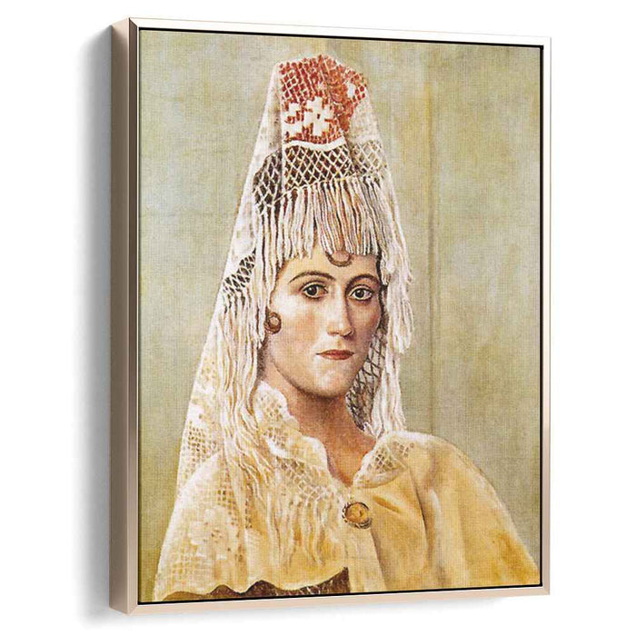 Olga in a Mantilla (1917) by Pablo Picasso