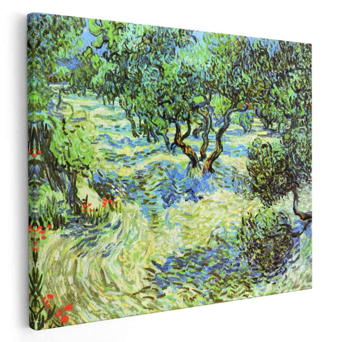 Olive Grove - Bright Blue Sky (1889) by Vincent van Gogh