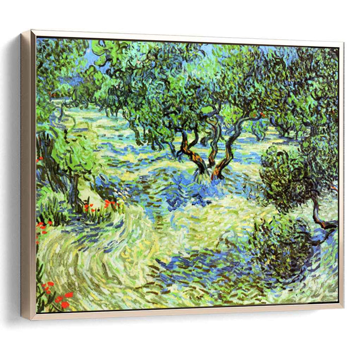 Olive Grove - Bright Blue Sky (1889) by Vincent van Gogh