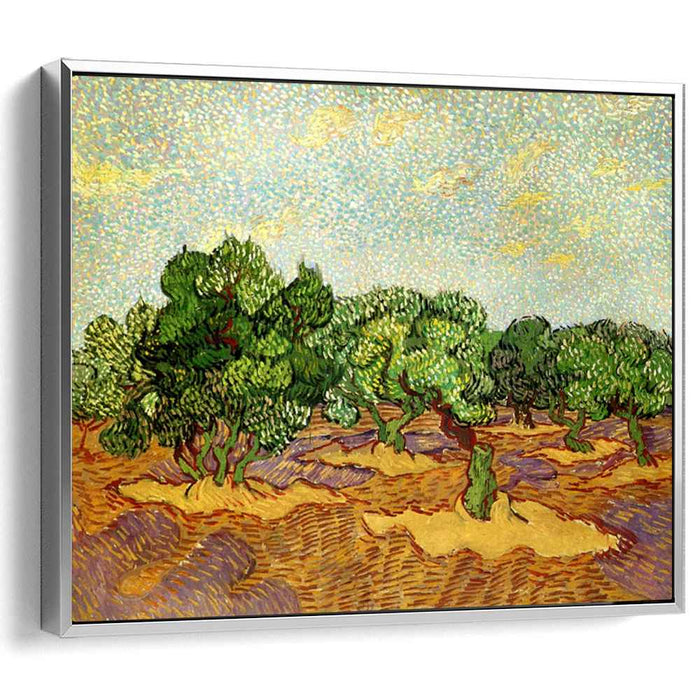 Olive Grove - Pale Blue Sky (1889) by Vincent van Gogh