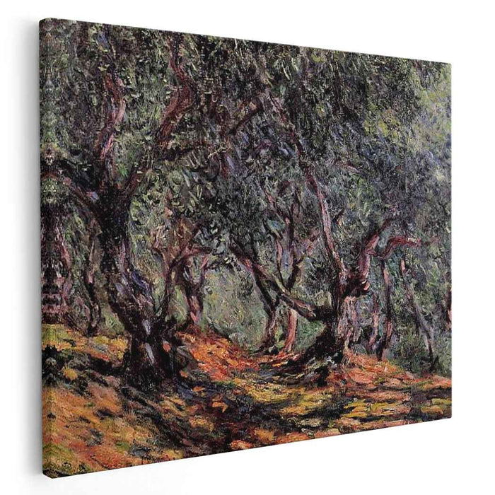 Olive Trees in Bordigher (1884) by Claude Monet