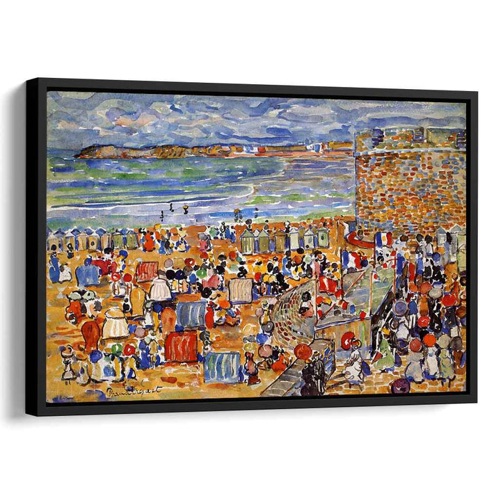 On the Beach, St. Malo by Maurice Prendergast