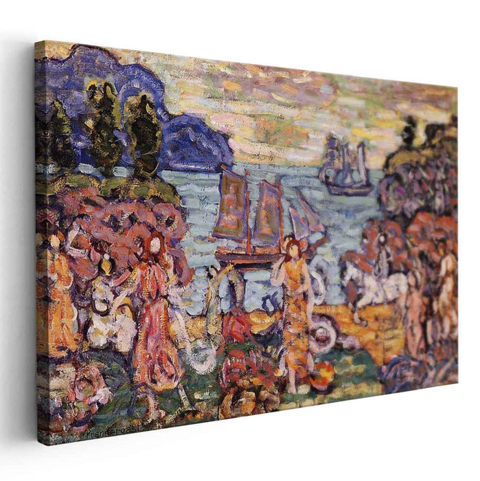 On the Shore (1914) by Maurice Prendergast