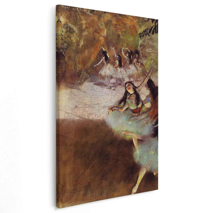 On the Stage (1880) by Edgar Degas