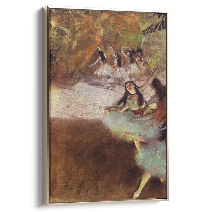 On the Stage (1880) by Edgar Degas