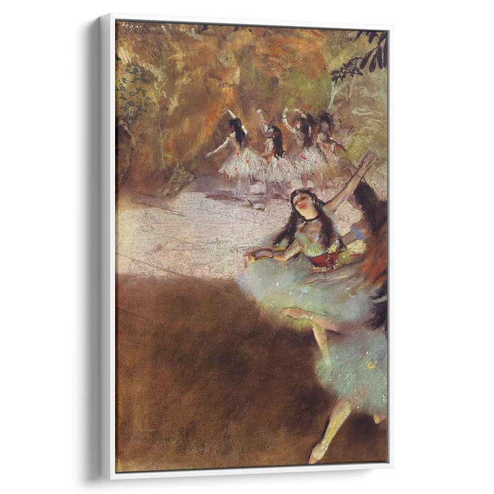 On the Stage (1880) by Edgar Degas