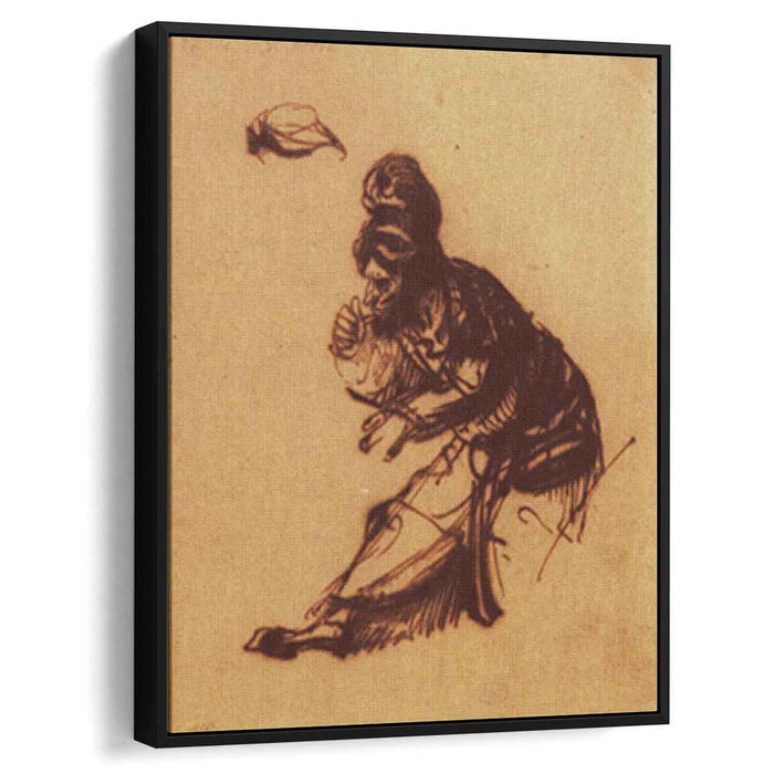 One of the two old (1634) by Rembrandt