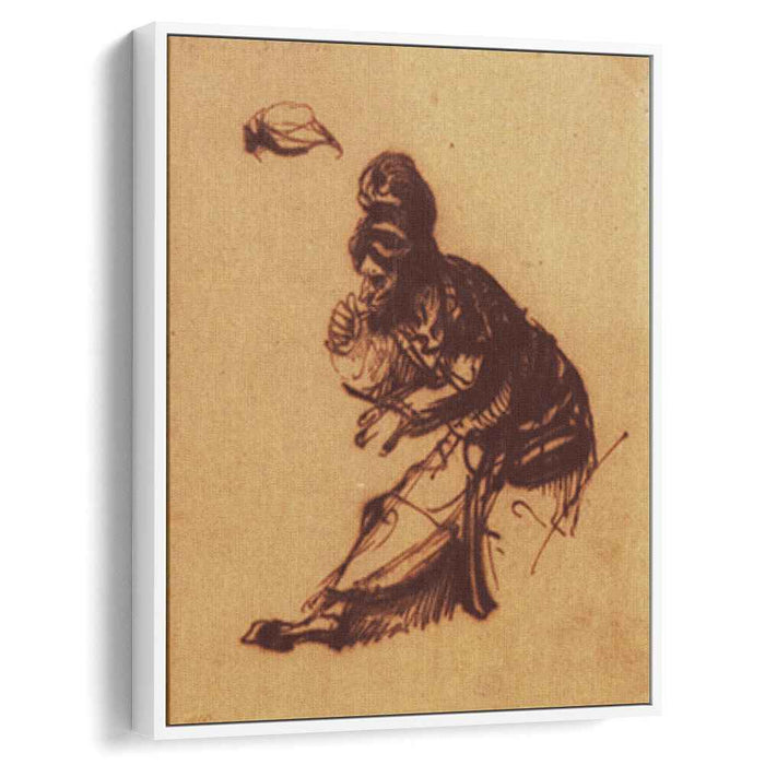 One of the two old (1634) by Rembrandt