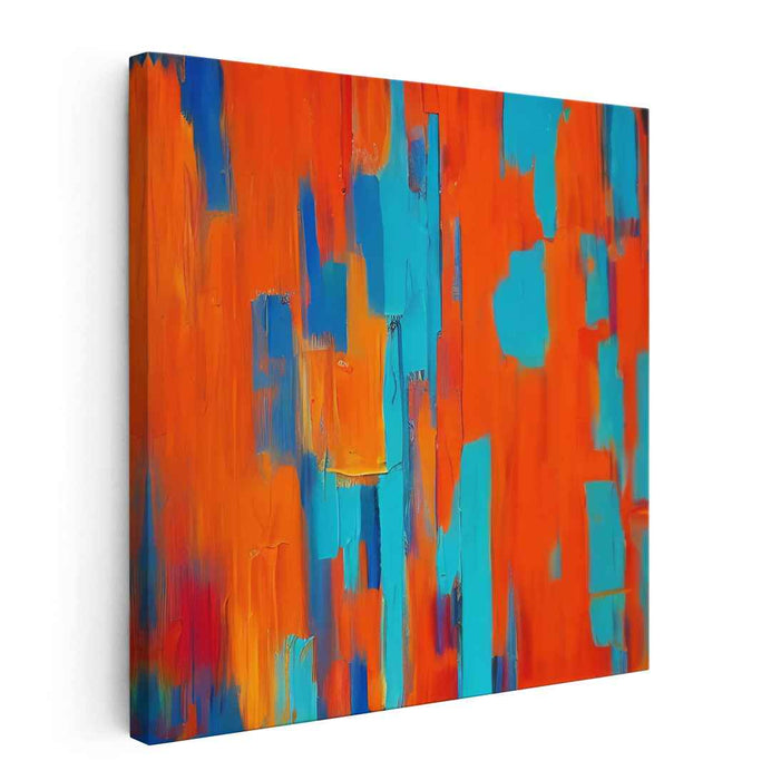 Orange Abstract Print #020