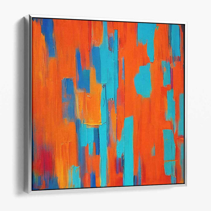 Orange Abstract Print #020