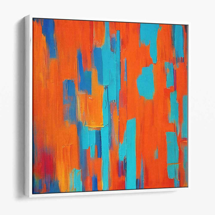 Orange Abstract Print #020