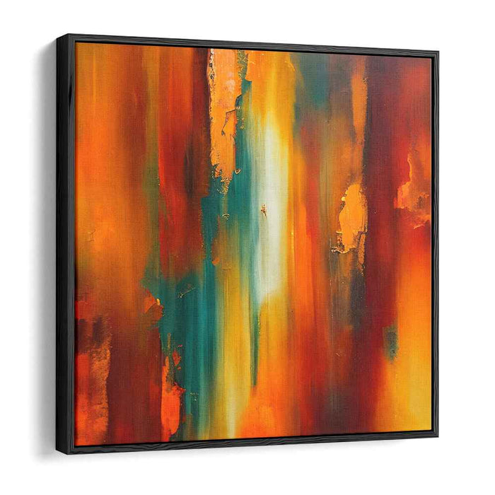 Orange Abstract Print #031