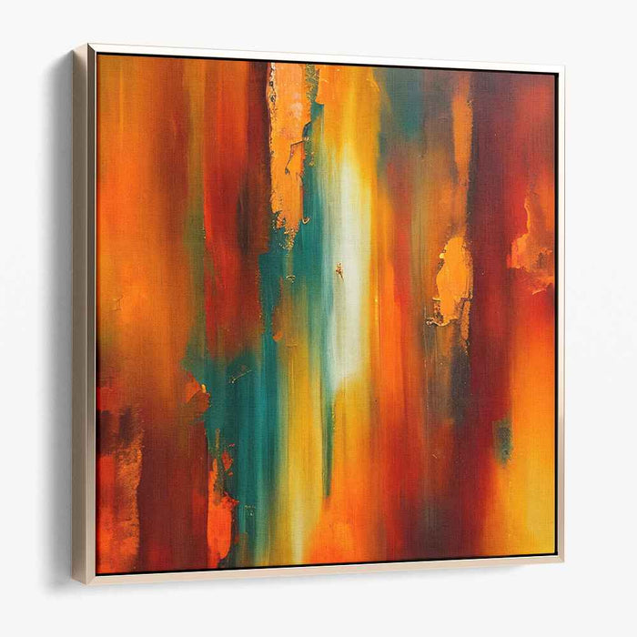 Orange Abstract Print #031