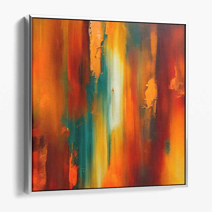 Orange Abstract Print #031