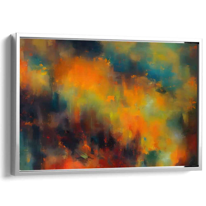 Orange Abstract Print #105