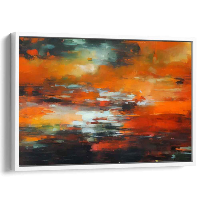 Echoes of Imagination: Abstract Reflections Canvas Art Print