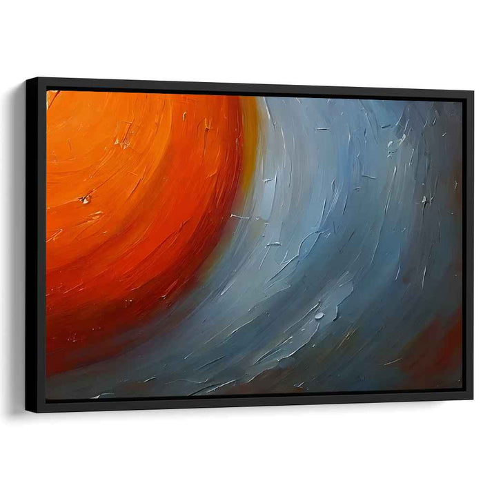 Orange Abstract Print #126