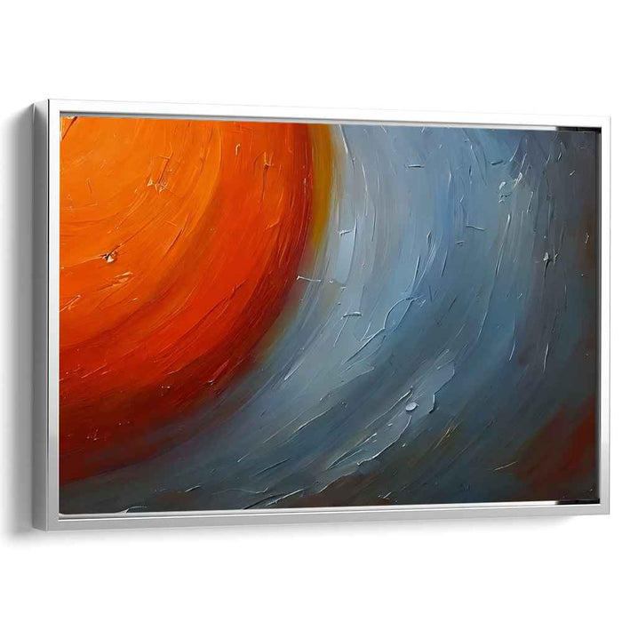 Orange Abstract Print #126