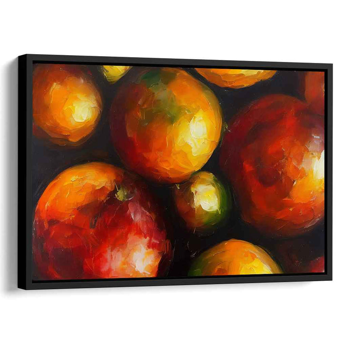 Orange Abstract Print #137