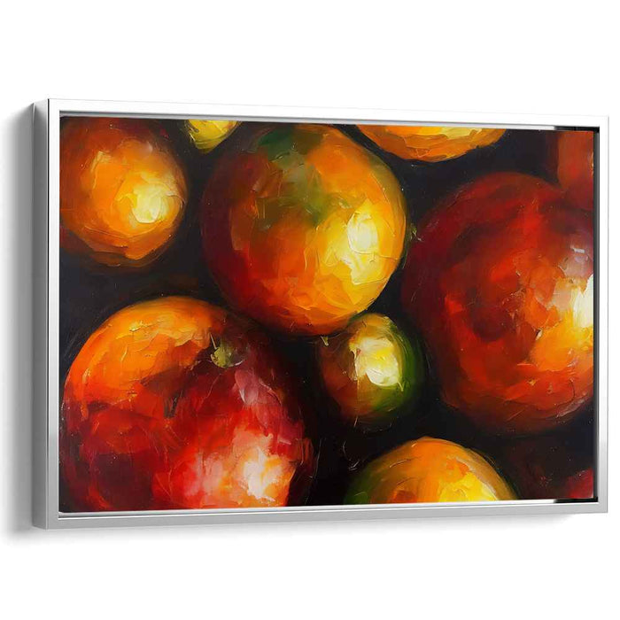 Orange Abstract Print #137