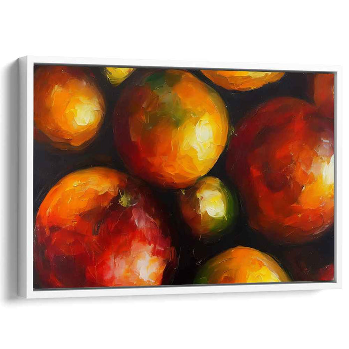 Orange Abstract Print #137