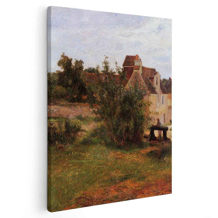 Osny, the gate of Busagny farm by Paul Gauguin