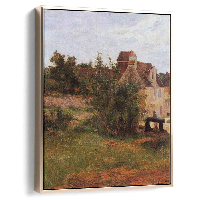 Osny, the gate of Busagny farm by Paul Gauguin