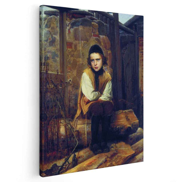 Outraged Jewish boy (1874) by Ivan Kramskoy