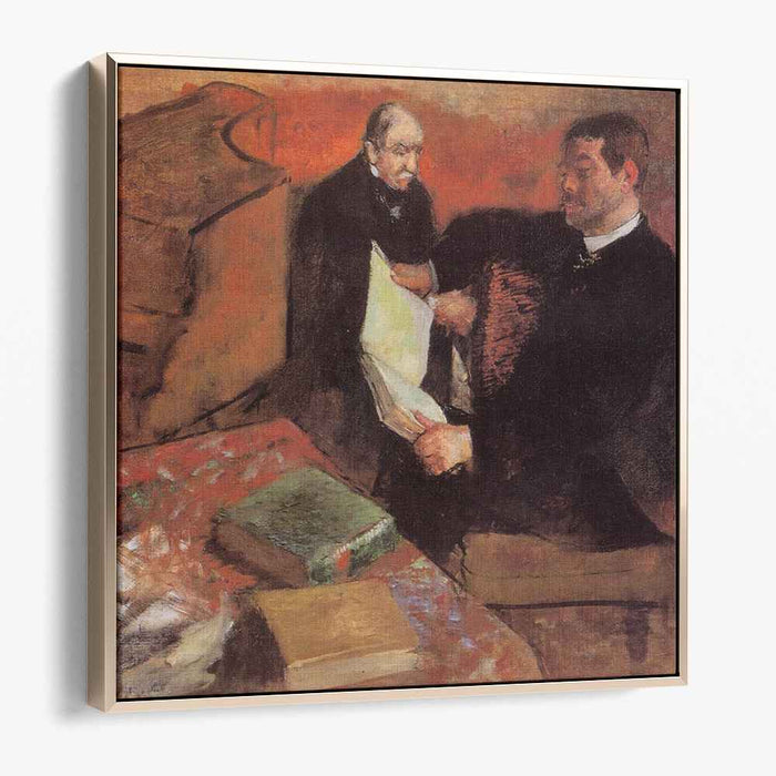 Pagan and Degas' Father (1895) by Edgar Degas