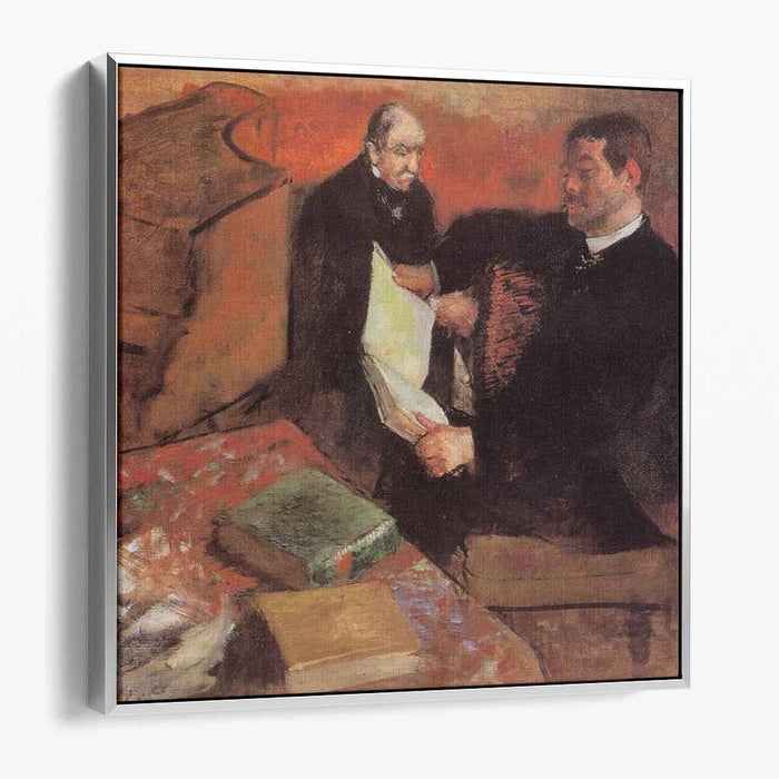 Pagan and Degas' Father (1895) by Edgar Degas