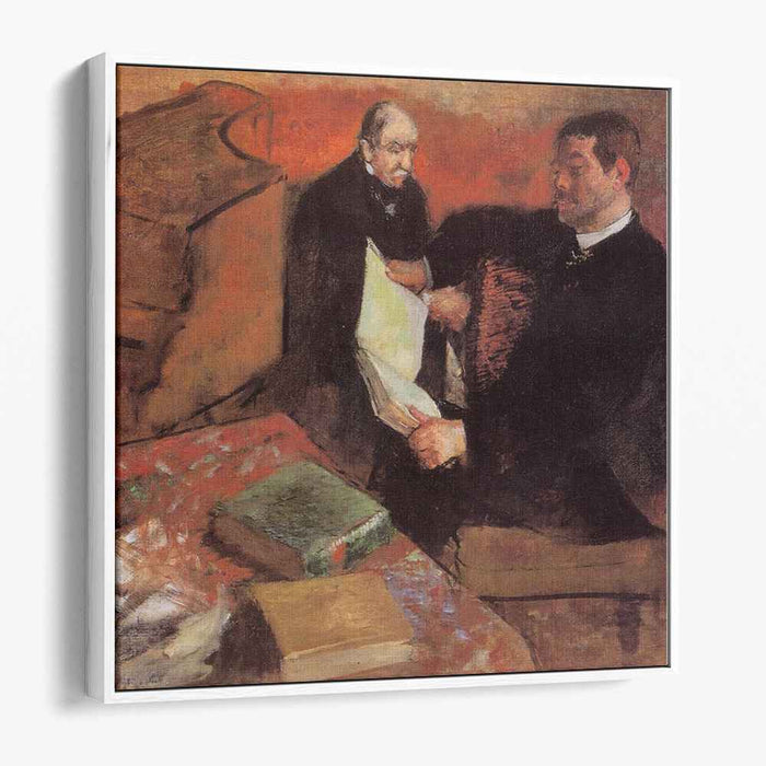 Pagan and Degas' Father (1895) by Edgar Degas
