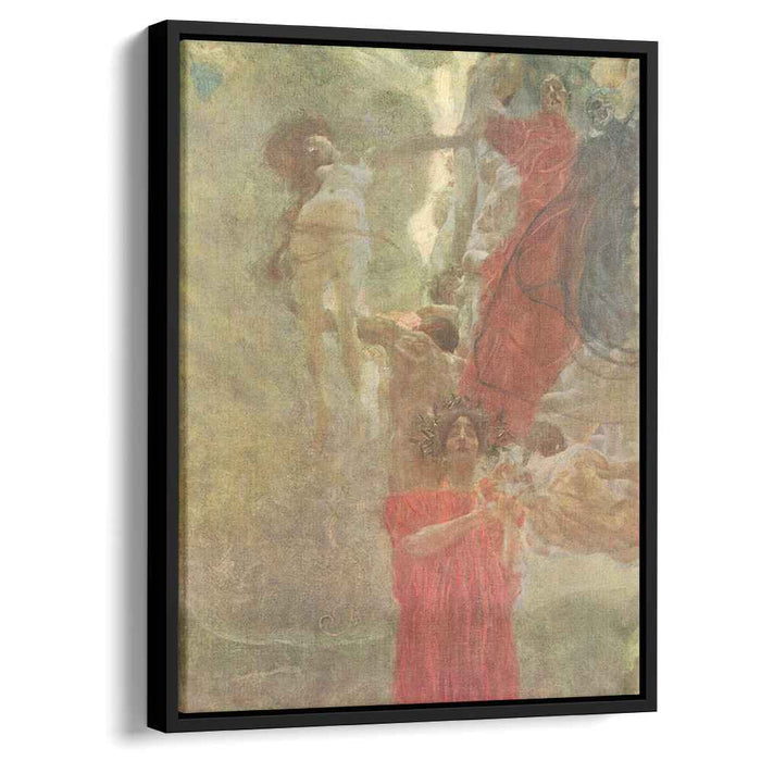 Painted composition design to medicine (1888) by Gustav Klimt