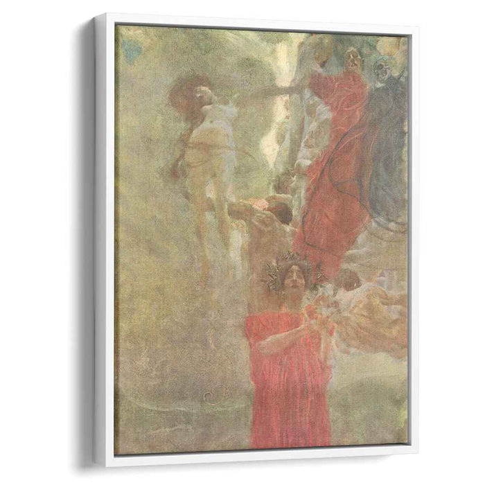 Painted composition design to medicine (1888) by Gustav Klimt