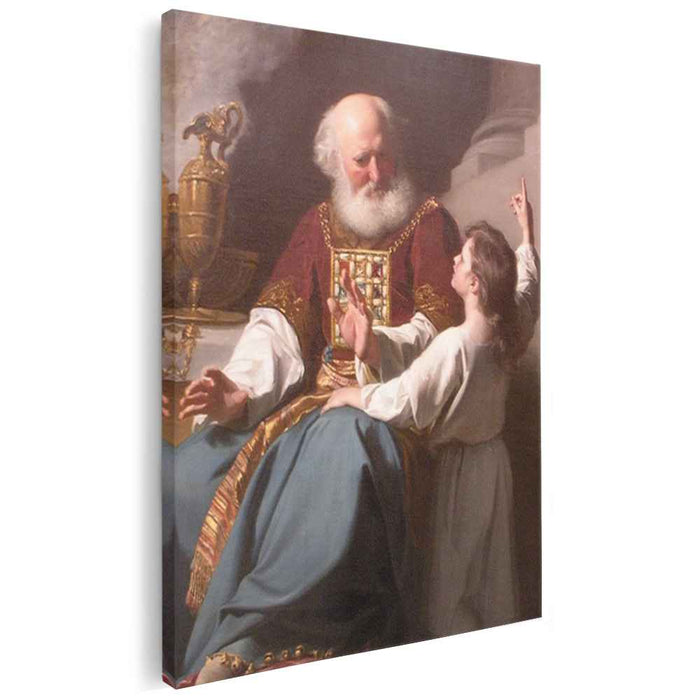 Painting of Samuel learning from Eli (1780) by John Singleton Copley