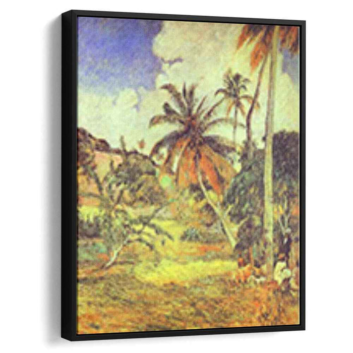 Palm trees on Martinique (1887) by Paul Gauguin