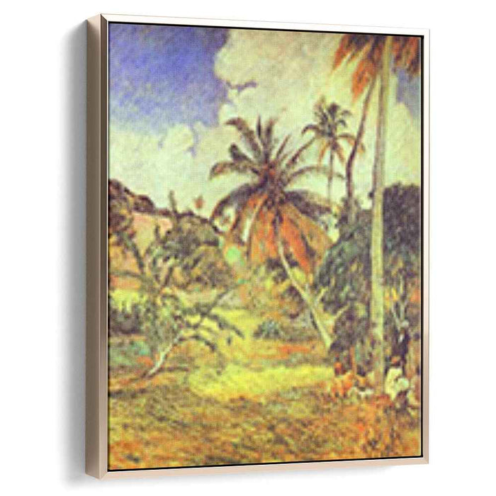 Palm trees on Martinique (1887) by Paul Gauguin