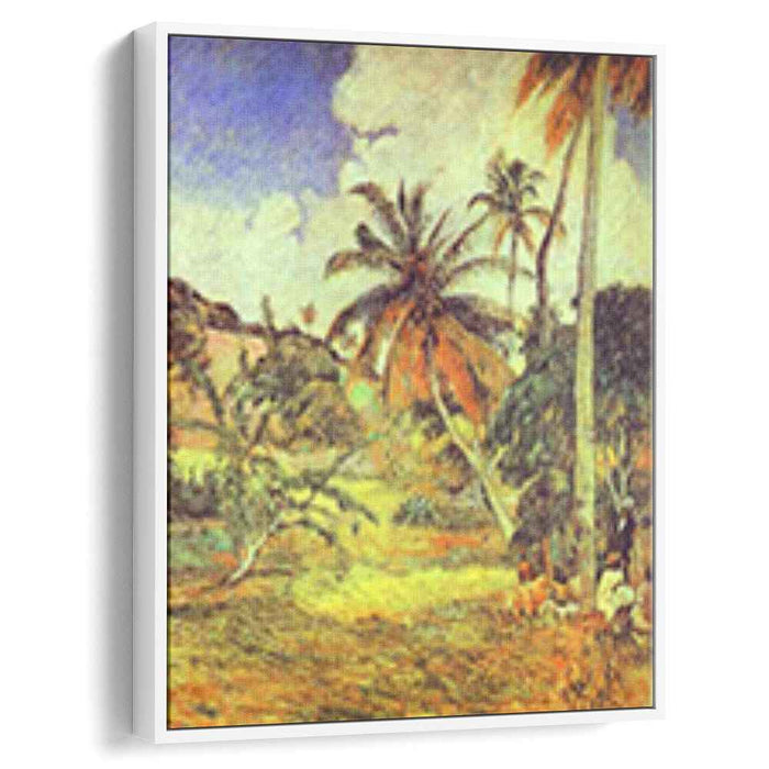 Palm trees on Martinique (1887) by Paul Gauguin